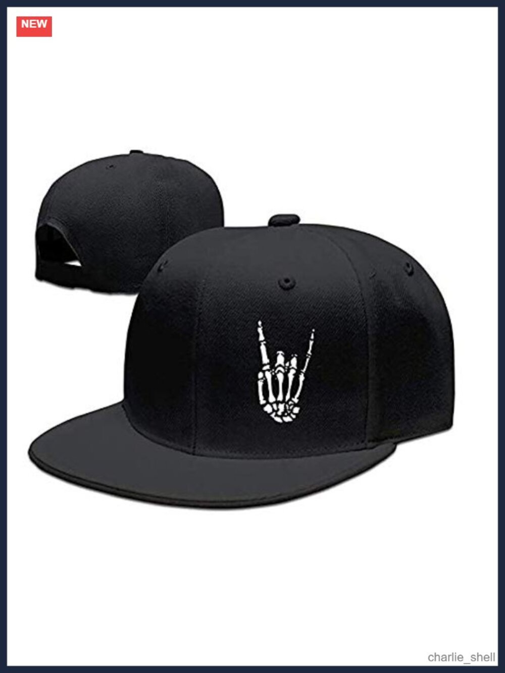 Snapback Baseball Cap Adjustable Flat Bill Trucker Skull Hat Men Boys Teen